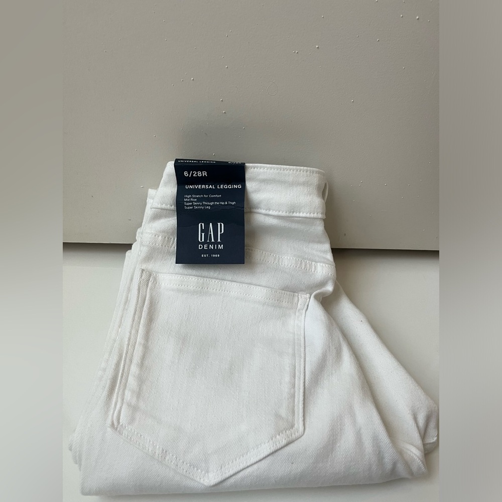 White jegging jeans - 6/28R